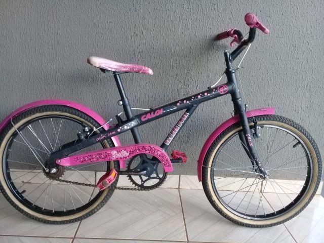 Bicicleta Caloi Infantil - Barbie Dool - Aro 20 para Menina