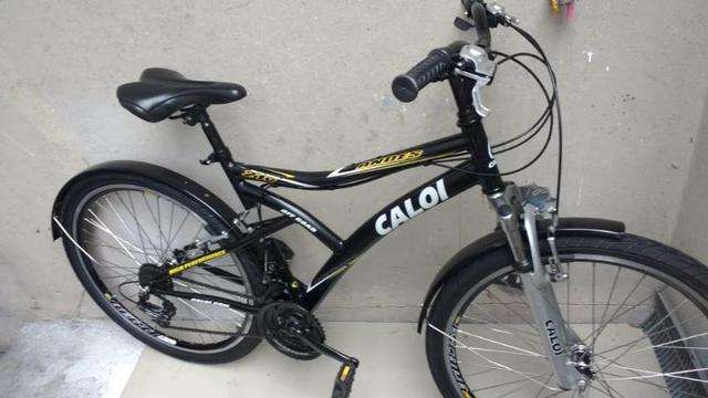 Bicicleta aro 26 Caloi Andes 21 Marchas folha aero cubo