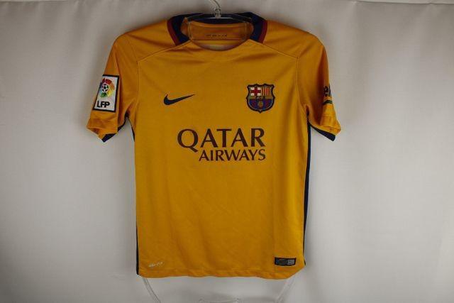 Camisa FC Barcelona Longe Mens Football Nike Qatar Airways