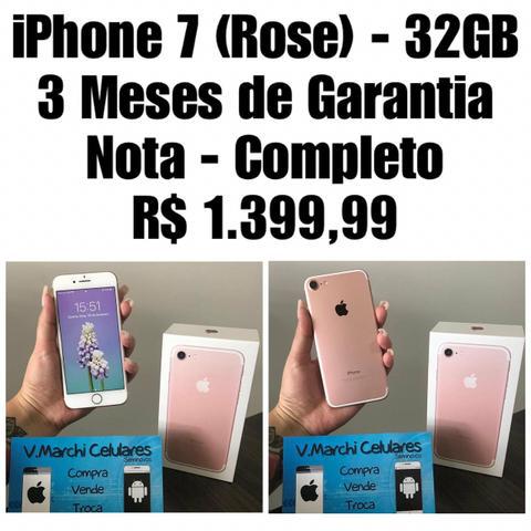 Iphone 7 (rose)ACEITO TROCAS