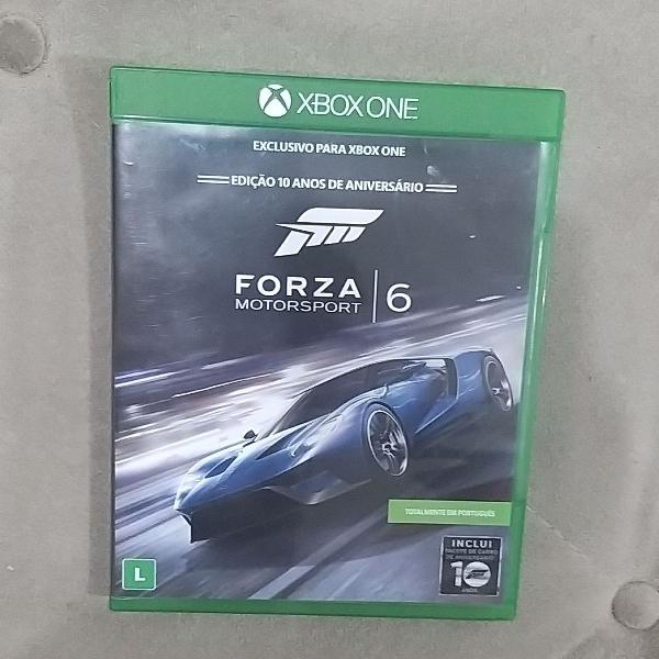 Jogo FORZA 6 MOTORSPORT - Xbox One, CD 100%. JOGAÇO DE