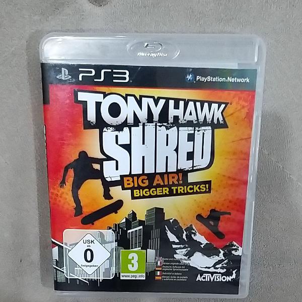 Jogo TONY HAWK SHRED (Big air! Bigger tricks!) - PlayStation