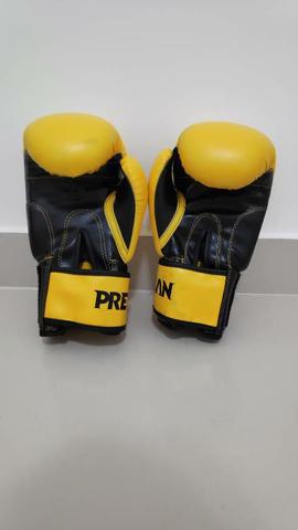 Luvas de Boxe Pretorian Amarela com bandagem