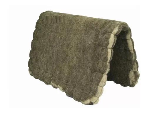 Manta Bacheiro Lã Prensado 83x68cm Montaria Tapete