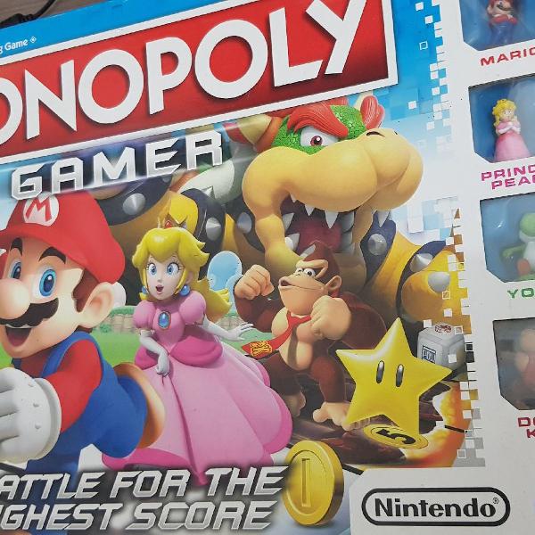 Monopoly Mario Gamer jogo de tabuleiro - edição de