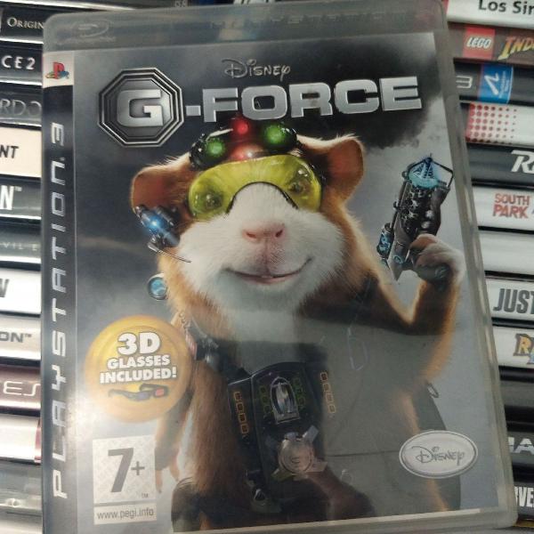 PS3 g-force com óculos 3d