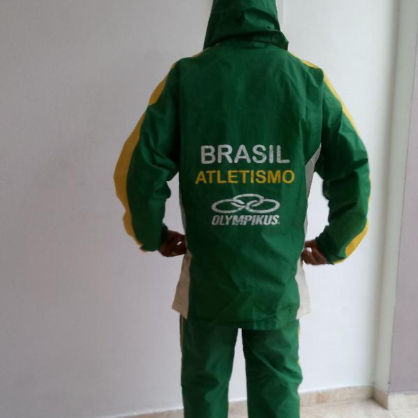 agasalho/blusão da seleção brasileira de atletismo