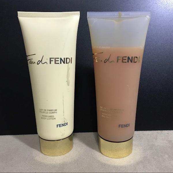 body lotion + shower gel - fan di fendi