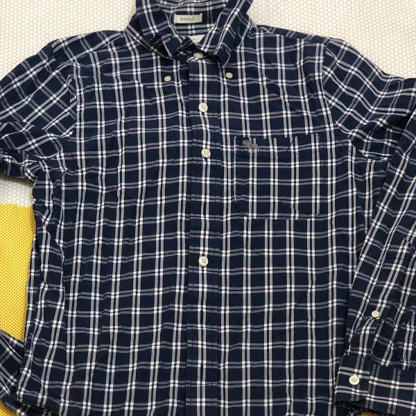 camisa xadrez abercrombie