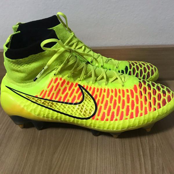 chuteira nike magista cano alto trava de rosca