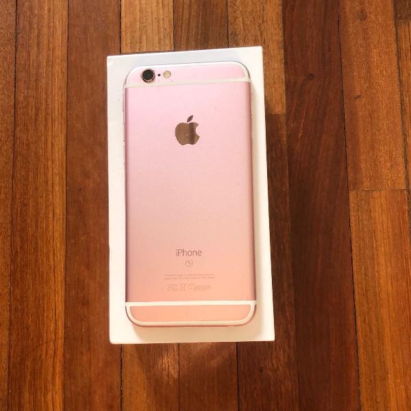 iphone 6s rose 64gb seminovo desbloqueado