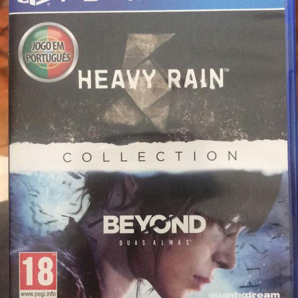 jogo heavy rain + jogo beyond two souls ps4
