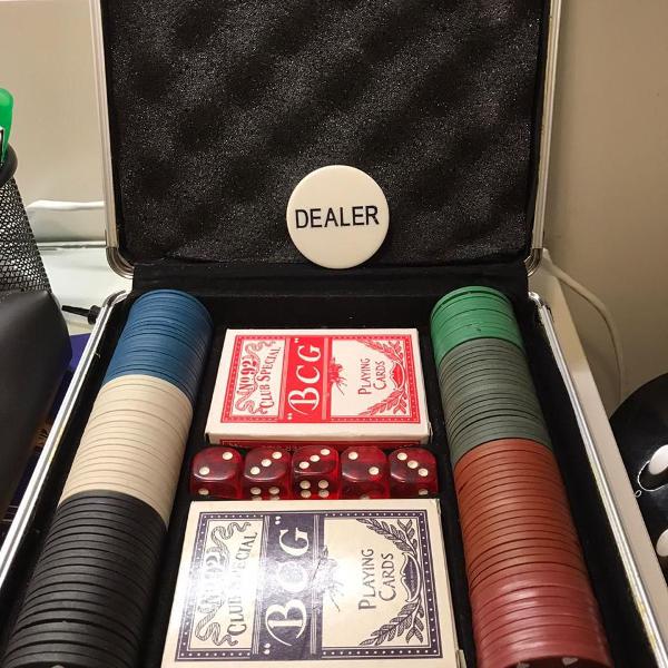maleta de pôker completo