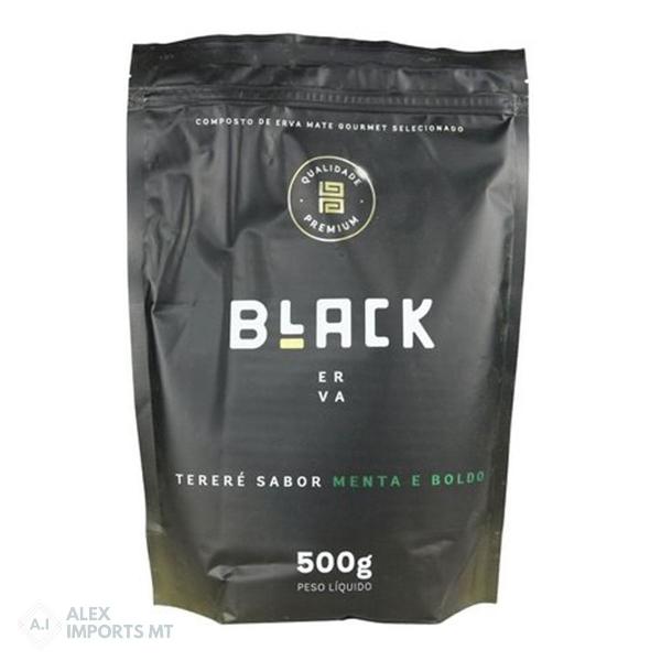 sabor menta e boldo - erva mate black para terere