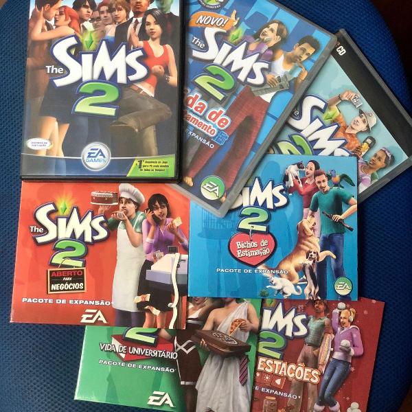 the sims 2 + 6 expansões