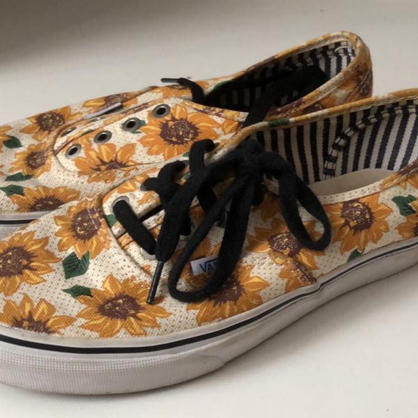 vans authentic girassóis