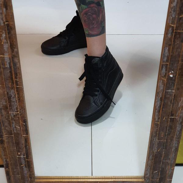 vans old skool hi all black