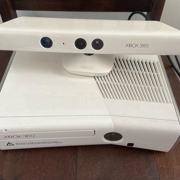xbox 360 s 4gb console/kinect + jogos originais