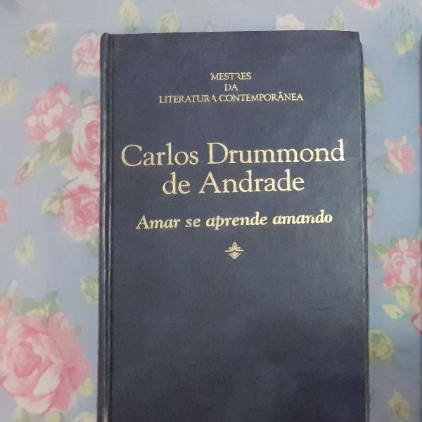 Amar se aprende amando, Carlos Drummond de Andrade, capa
