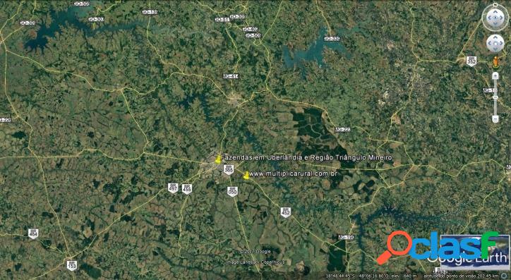 Fazenda em Uberlândia MG - 77,44 hectares - 16 alqueires