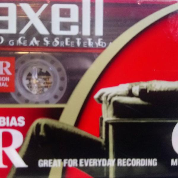 Fita Cassete Virgem marca Maxell 60 min lacrado