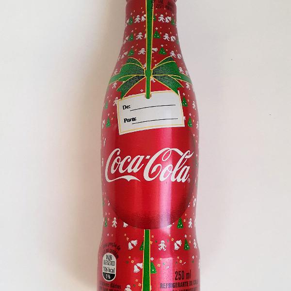 Garrafinha Coca Cola de Natal