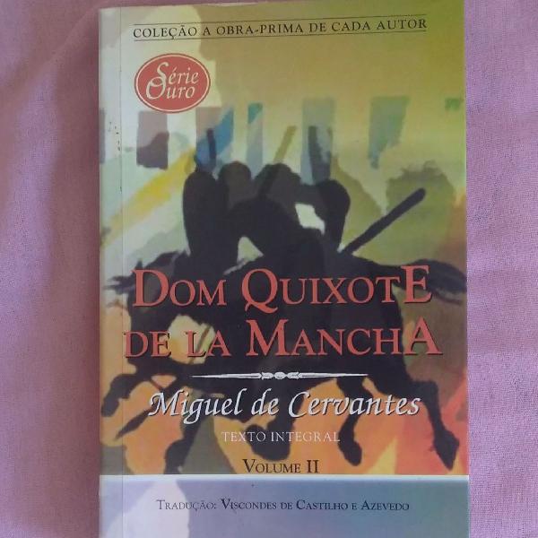 Livro Dom Quixote De La Mancha