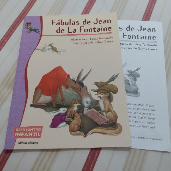 Livro Fábulas de Jean de La Fontaine semi novo R$30
