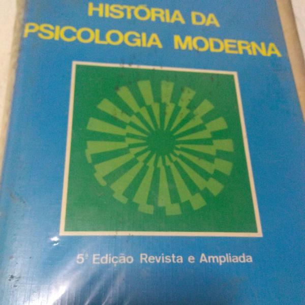 Livro História da Psicologia Moderna!