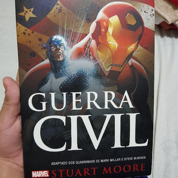 Livro Marvel Guerra Civil