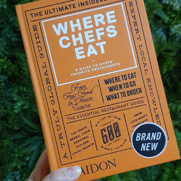 Livro Where Chefs Eat