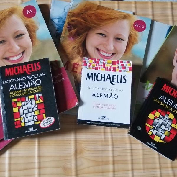Livros Alemão + Dicionários Michaeles Alemão-Português