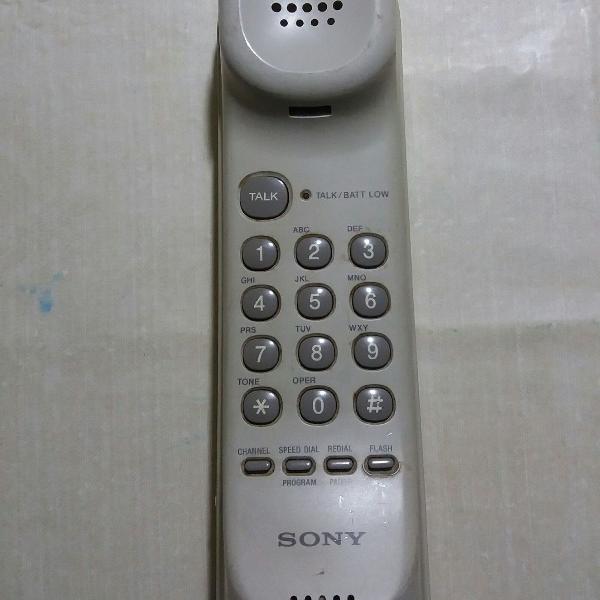 Telefone sem fio Sony anos 80 raro
