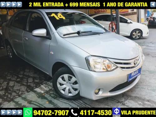 Toyota Etios Sedan 1.5 Xs Flex 2 Mil Entrada + 699 Mensais