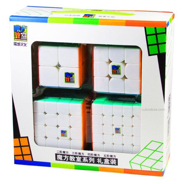 box kit cubo magico moyu 2x2 3x3 4x4 5x5
