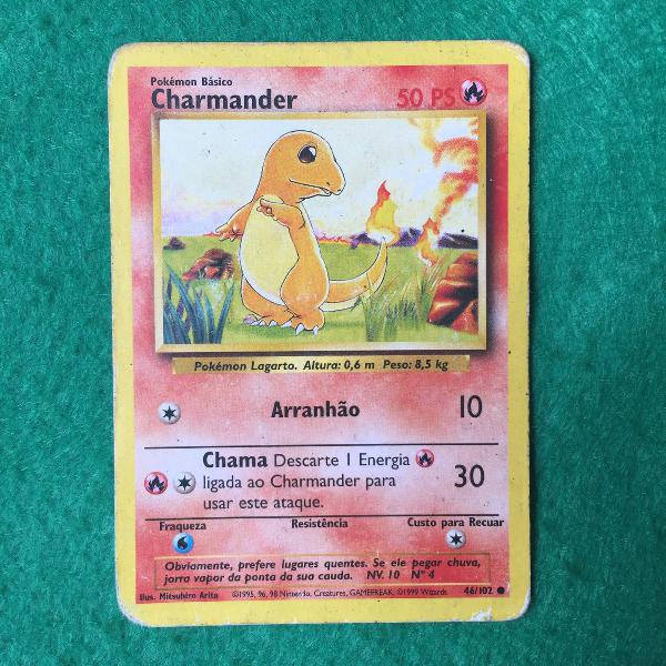 carta pokémon charmander