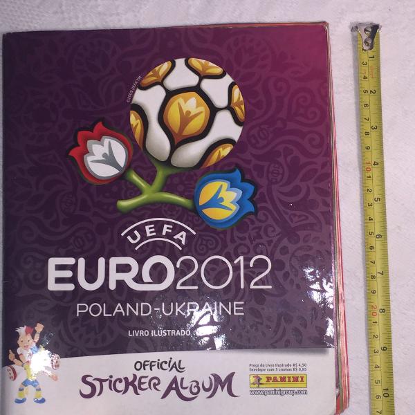 lbum uefa figurinha eurocopa 2012 poland-ukraine completo