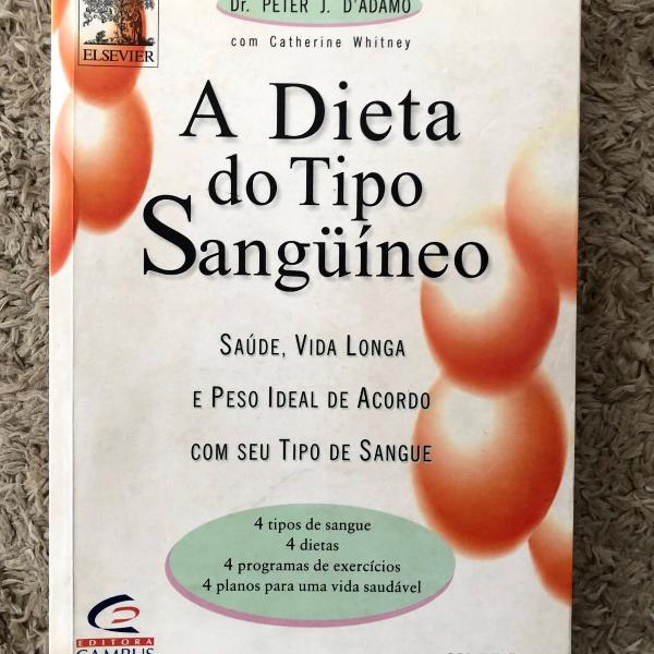 livro a dieta do tipo sanguíneo