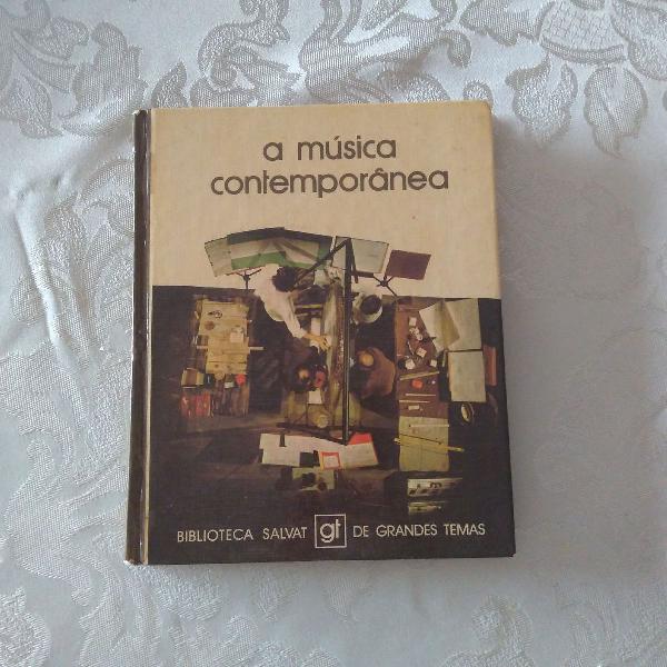 livro a música contemporânea