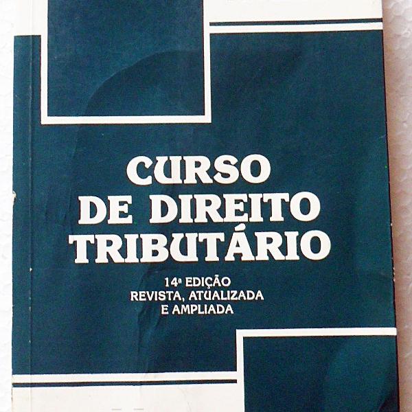 livro curso de direito tributário