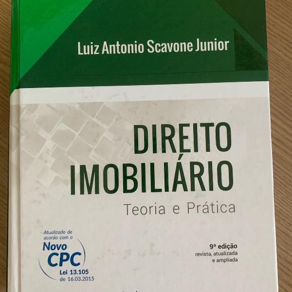 livro de direito imobiliário luiz antonio scavone júnior