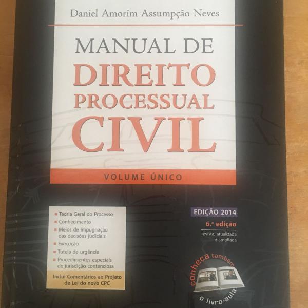livro de processo civil vol unico