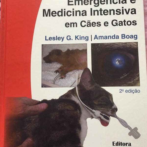 livro emergência e medicina intensiva de cães e gatos