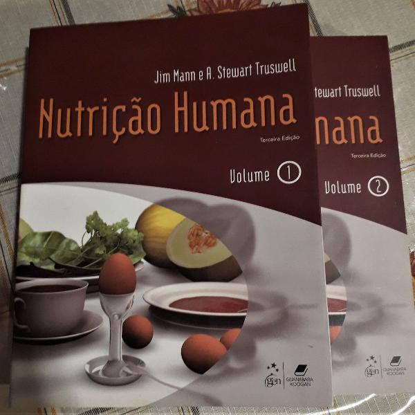 livro nutrição humana vol. 1 e 2