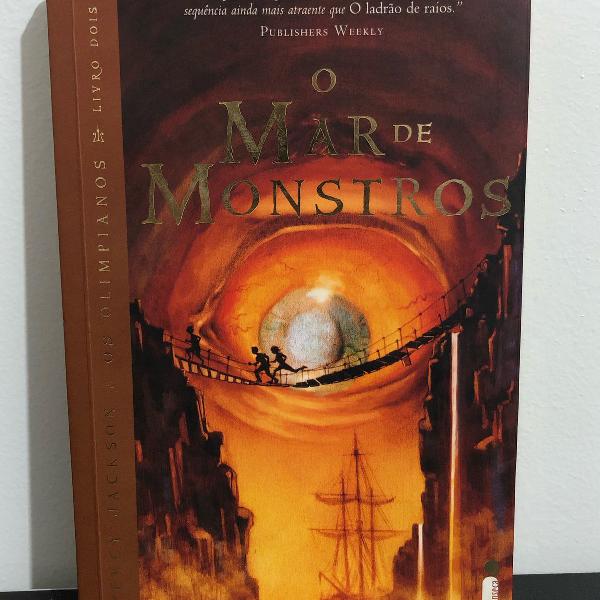 livro o mar de monstros de rick riordan