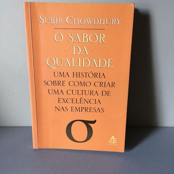 livro o sabor da qualidade