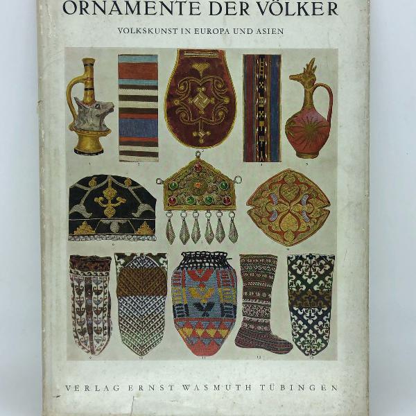 livro ornamento dos povos (asia e europa) - 1959
