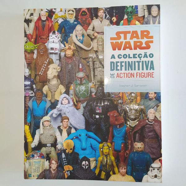 livro star wars a coleção definitiva de action figure -