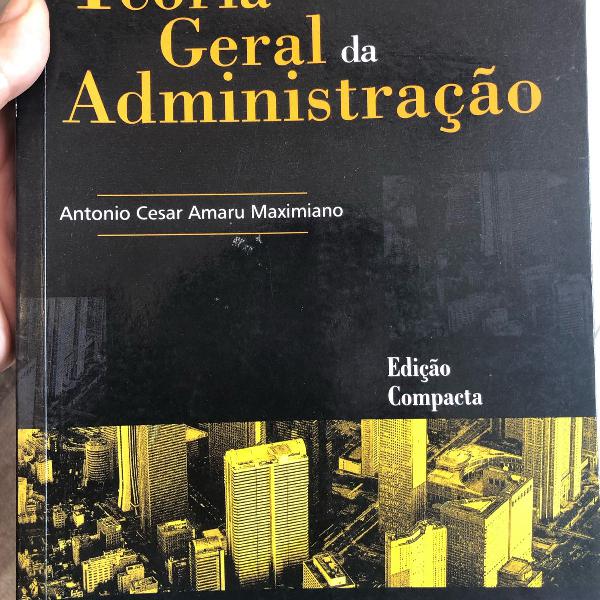 livro teoria geral da administração