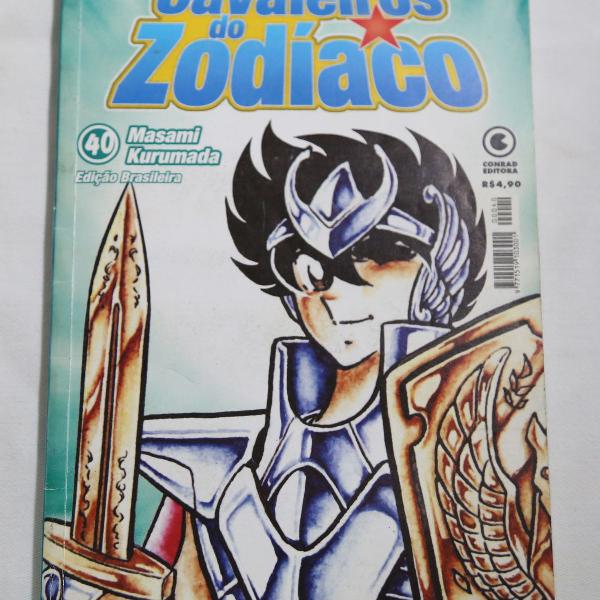 mangá cavaleiros do zodíaco n.40 conrad